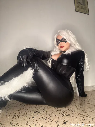 Natylikespizza - Black Cat nude cosplay leaked 272176