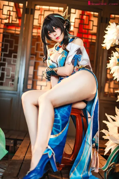 九言 - 阮梅honkai star railruan meif:glovesf:high heelsf:makeupf:painted nailsnon-nude nude cosplay leaked 2017