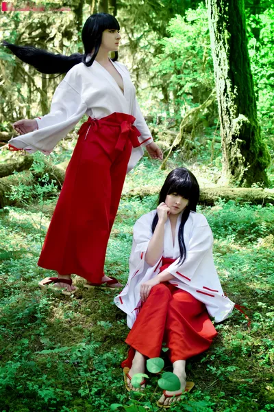 Foxy Cosplay - Kagome &amp; Kikyo nude cosplay leaked 2489