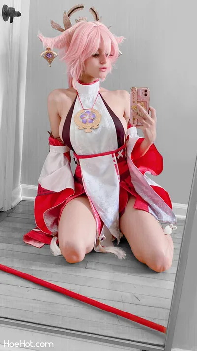 Otterother - Yae Miko nude cosplay leaked 36328