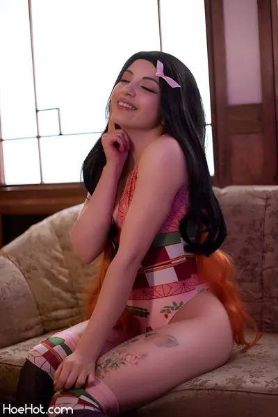 Olyashaa - Nezuko nude cosplay leaked 235123