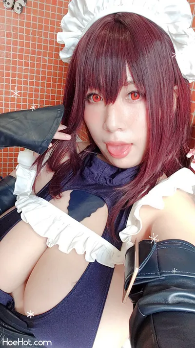 Bilibili - Maid Scathach nude cosplay leaked 171621