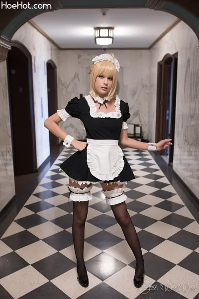 Jean Wanwan - Maid Artoria nude cosplay leaked 289336