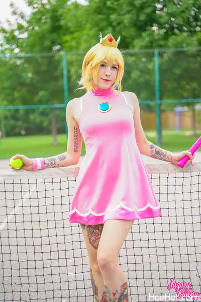 SugaryBunny - Peach Tennis nude cosplay leaked 525071