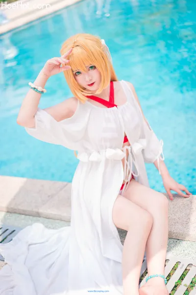 [七海抹茶酱] 尼禄泳装 FATE Nero Swimsuit nude cosplay leaked 242098