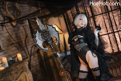 [玄子 genko] 2B Nier Automata nude cosplay leaked 32290