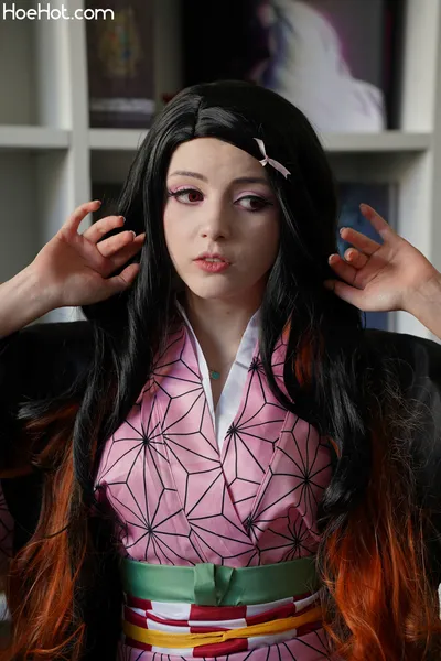 Olyashaa - Nezuko nude cosplay leaked 301754