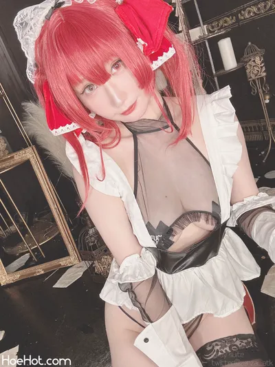 [あつき]船長スケスケメイドレオタード nude cosplay leaked 220954