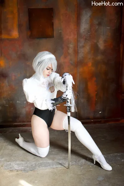 Genevieve Marie - 2B white nude cosplay leaked 61257