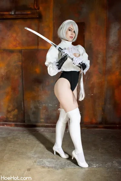 Genevieve Marie - 2B white nude cosplay leaked 61253