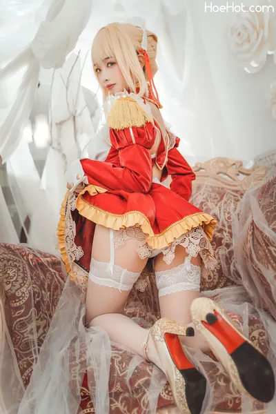 雯妹不讲道理 -  FGO尼禄女仆 nude cosplay leaked 74863