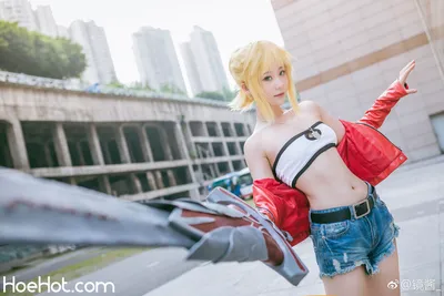 镜酱 - Mordred nude cosplay leaked 485347