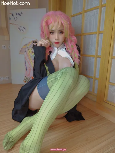 [钛合金TiTi] 鬼灭之刃 恋柱 Kanroji Mitsuri nude cosplay leaked 223063