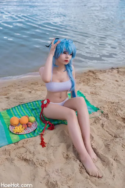 Anya Ichios - Genshin beach nude cosplay leaked 405090