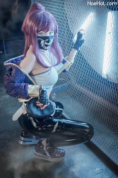 Yuna (유나) - Akali K/DA nude cosplay leaked 349044