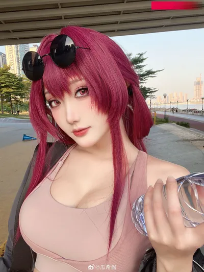 瓜希酱 - 微博集锦cross corenagleringf:glovesf:makeupguaxichannon-nude nude cosplay leaked 21165