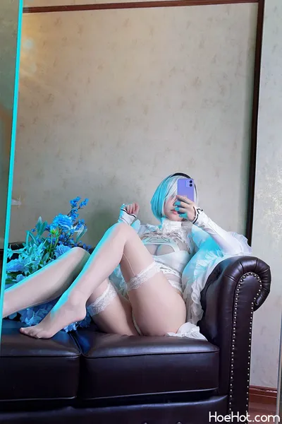 半半子 – Automataヨルハ二号B型 白いドレス nude cosplay leaked 120708