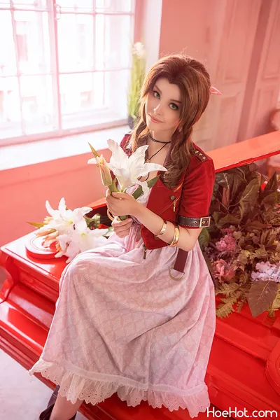 Disharmonica Aerith Cosplay (Final Fantasy 7) nude cosplay leaked 223402