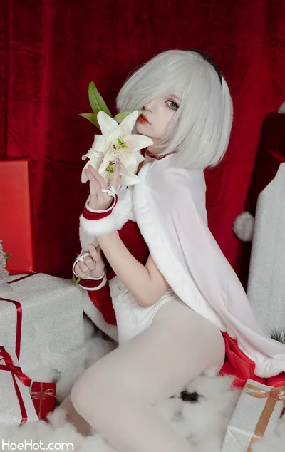 Himeecosplay - 2B Xmas nude cosplay leaked 347361