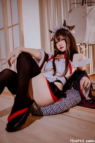 [二佐Nisa] 碧蓝樫野女仆 Azur Lane Kashino Maid nude cosplay leaked 199779