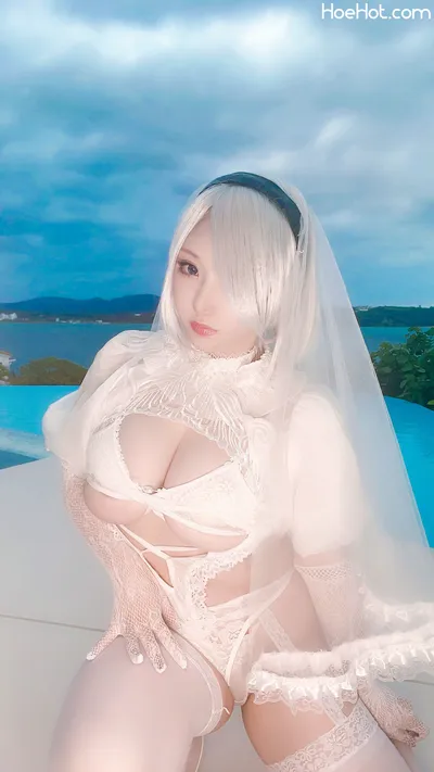 Saku - 2B Bride nude cosplay leaked 349942