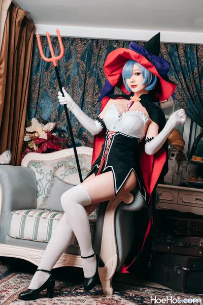 [桃墨公子] 万圣节的蕾姆 Halloween Rem nude cosplay leaked 199105