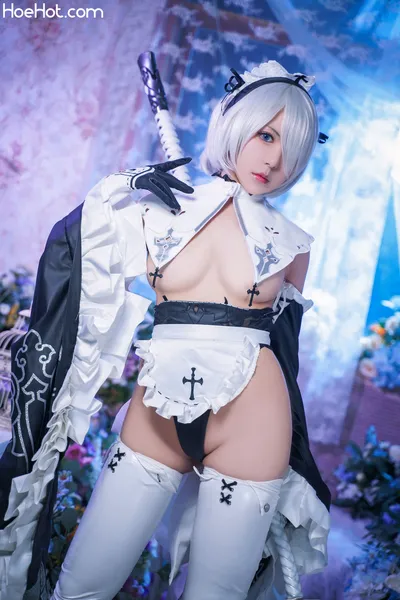 虎森森 - 2B女仆 nude cosplay leaked 382542