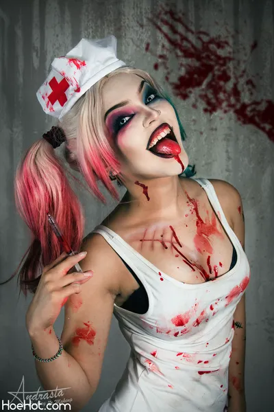 Andrasta - Halloween Harley nude cosplay leaked 580775