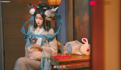 [奶狮不咬人] 嫦娥如梦令 Honor of Kings Chang E nude cosplay leaked 8162