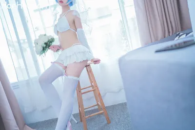 猫君君MaoJun 蕾姆内衣花嫁 nude cosplay leaked 136130