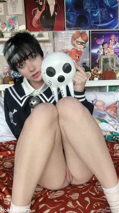 Indigo White - Death Kid nude cosplay leaked 141959