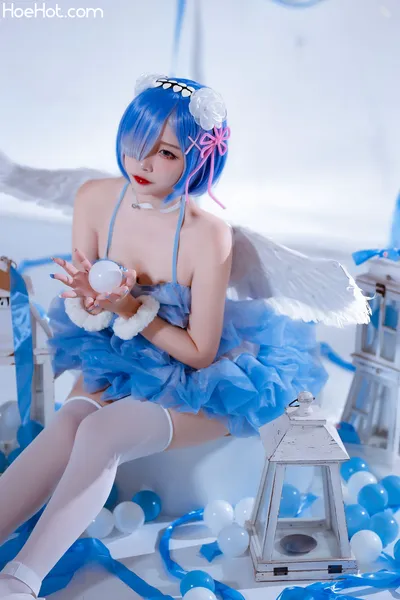 二佐Nisa - 蕾姆天使 nude cosplay leaked 518498