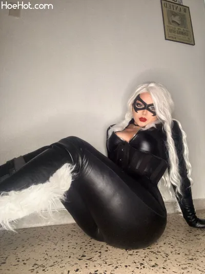 Natylikespizza - Black Cat nude cosplay leaked 272173