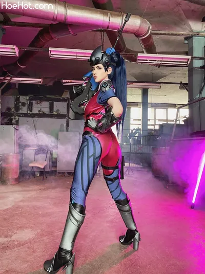 Alina Becker - Widowmaker x Tracer nude cosplay leaked 609009