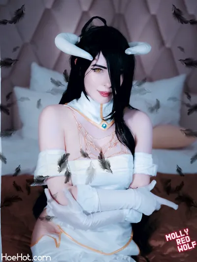 MollyRedWolf Albedo cosplay nude cosplay leaked 253503