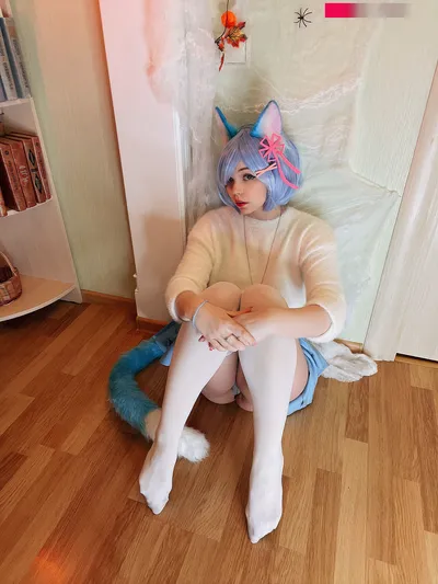 Caticornplay - Rem nude cosplay leaked 8715