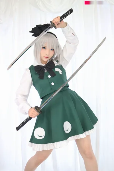 Yukina - Youmu Konpaku nude cosplay leaked 6956