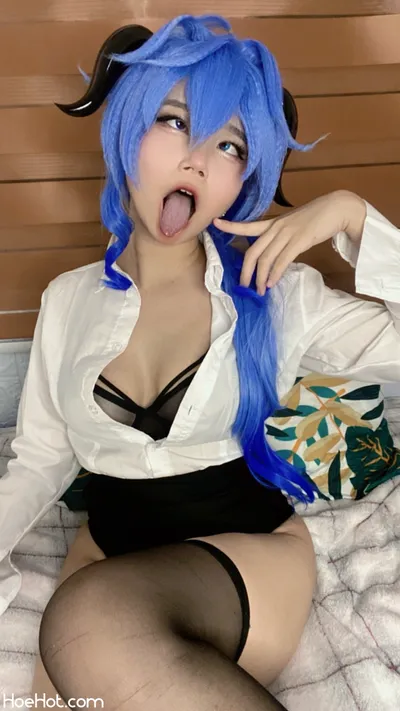 Chescakeuu - Ganyu OL nude cosplay leaked 109125