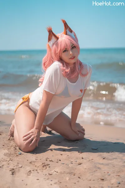 Okicospi - Tamamo nude cosplay leaked 282840