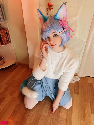 Caticornplay - Rem nude cosplay leaked 8719