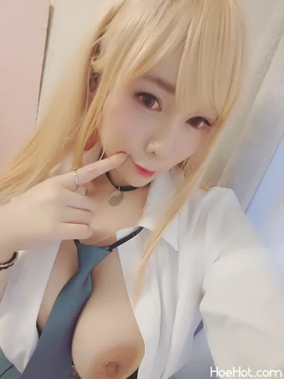 [岡田ゆい] 制服でメロメロになるバイブ✌️ (その着せ替え人形は恋をする) nude cosplay leaked 407939