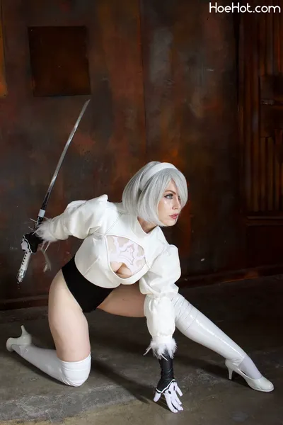 Genevieve Marie - 2B white nude cosplay leaked 61266