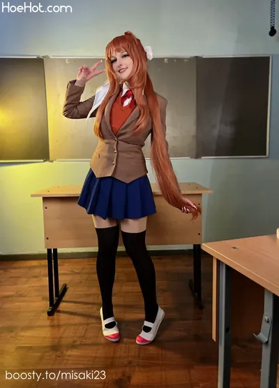 MisaKi23 - Monika nude cosplay leaked 52681