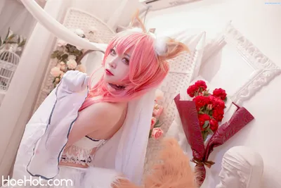 [二佐Nisa] NO.131 Fate玉藻前婚纱 Tamamo no Mae Wedding Dress nude cosplay leaked 461253