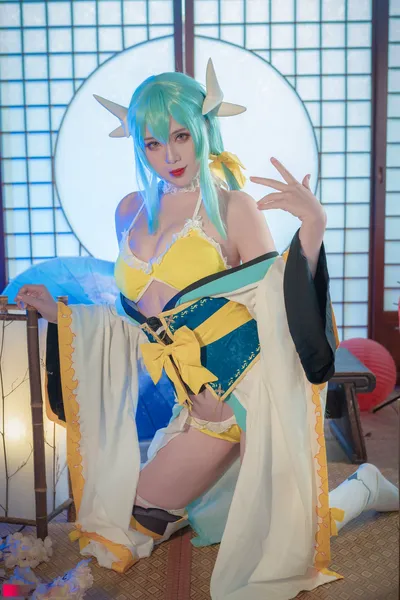 羊大真人 - 清姬泳装 nude cosplay leaked 5625