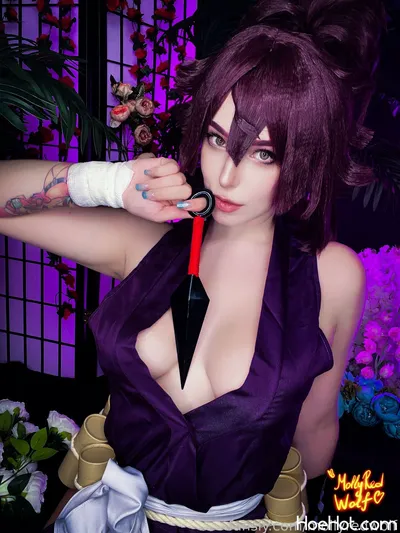 mollyredwolf Yuzuriha nude cosplay leaked 152470