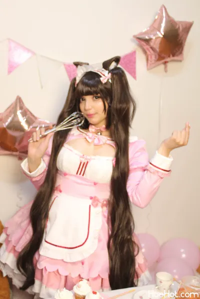 Lia Wink - Chocola (Nekopara) nude cosplay leaked 288715