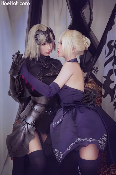 [BANBANKO &amp; sophia-kotokoyo] Altria Pendragon Alter &amp; Jeanne d&#039;Arc Alter nude cosplay leaked 433762