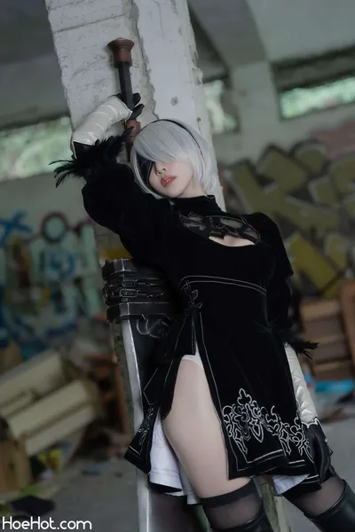 [玄子 genko] 2B Nier Automata nude cosplay leaked 32296