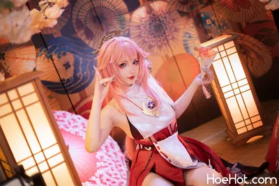 雪晴Astra - 八重神子 nude cosplay leaked 330109